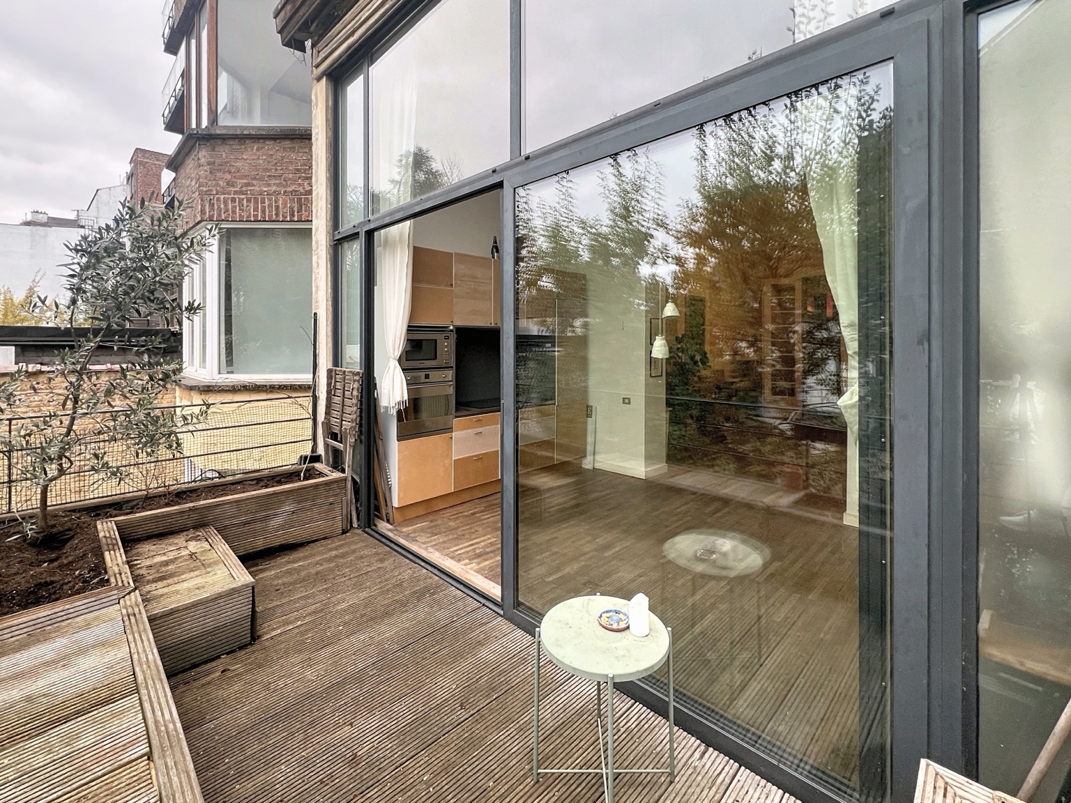 Terrasse de l’appartement